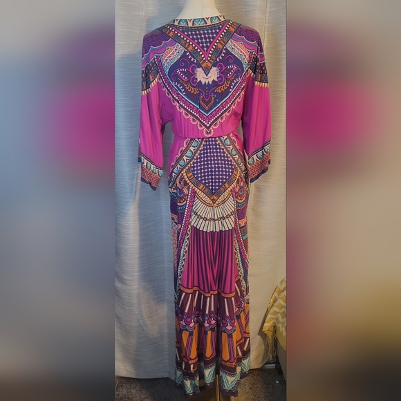 Flying Tomato Vibrant Kaftan Maxi Dress.  - Picture 7 of 9